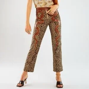 Jaded London | Pants & Jumpsuits | Jaded London Leopard Print